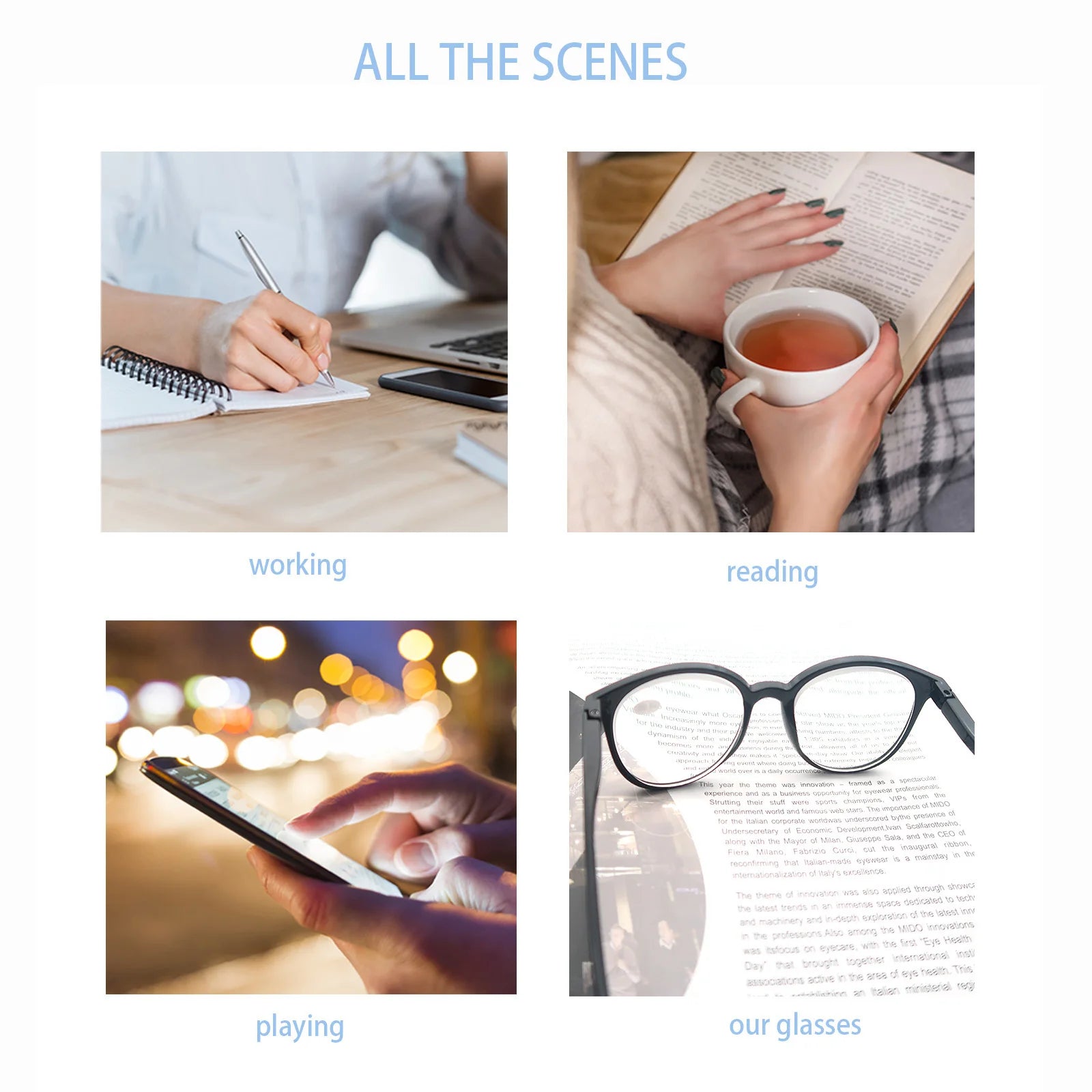 MODFANS Reading Glasses