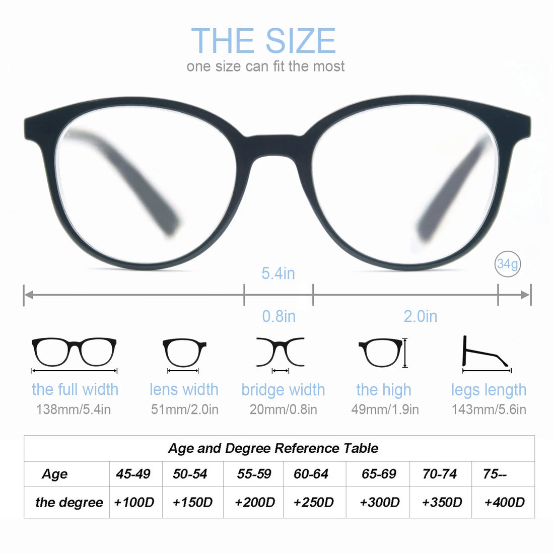 MODFANS Reading Glasses
