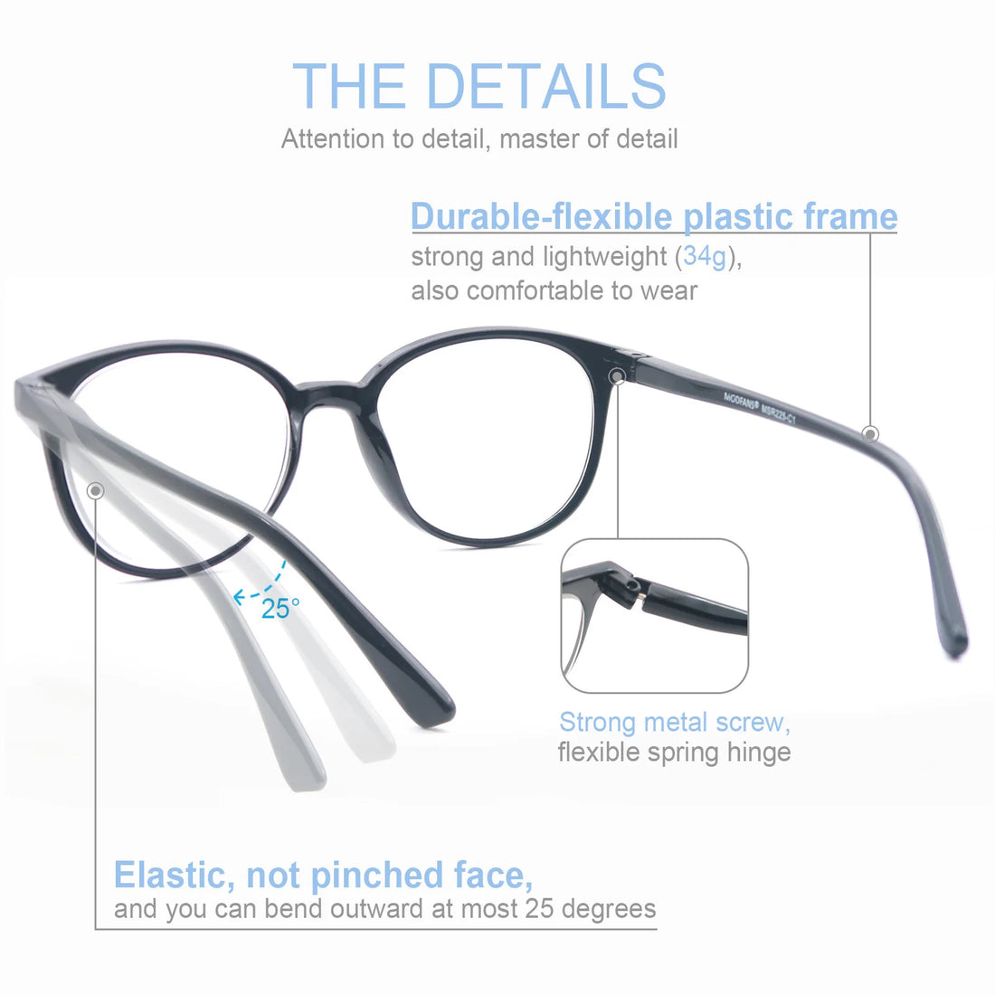 MODFANS Reading Glasses