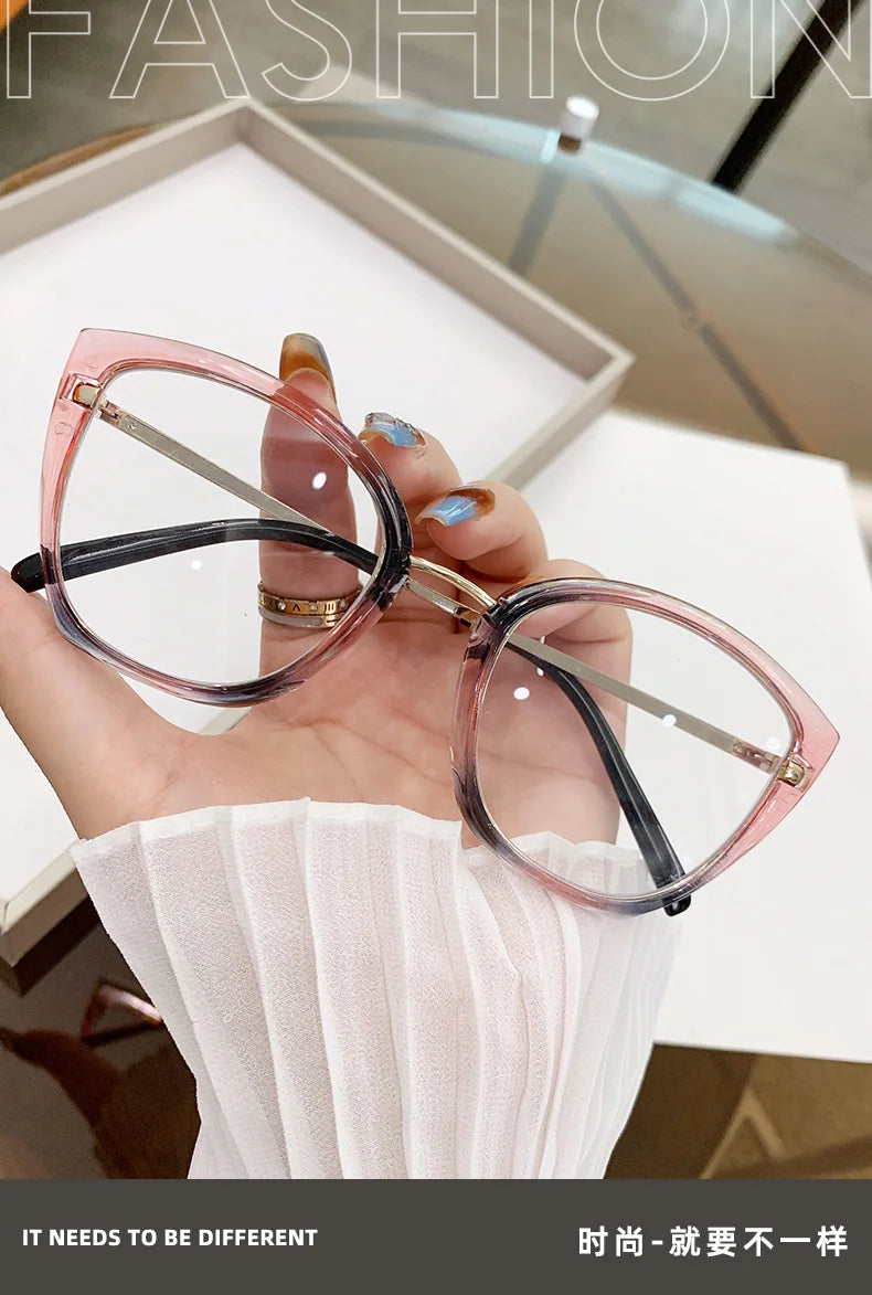 Square Computer Glasses Metal