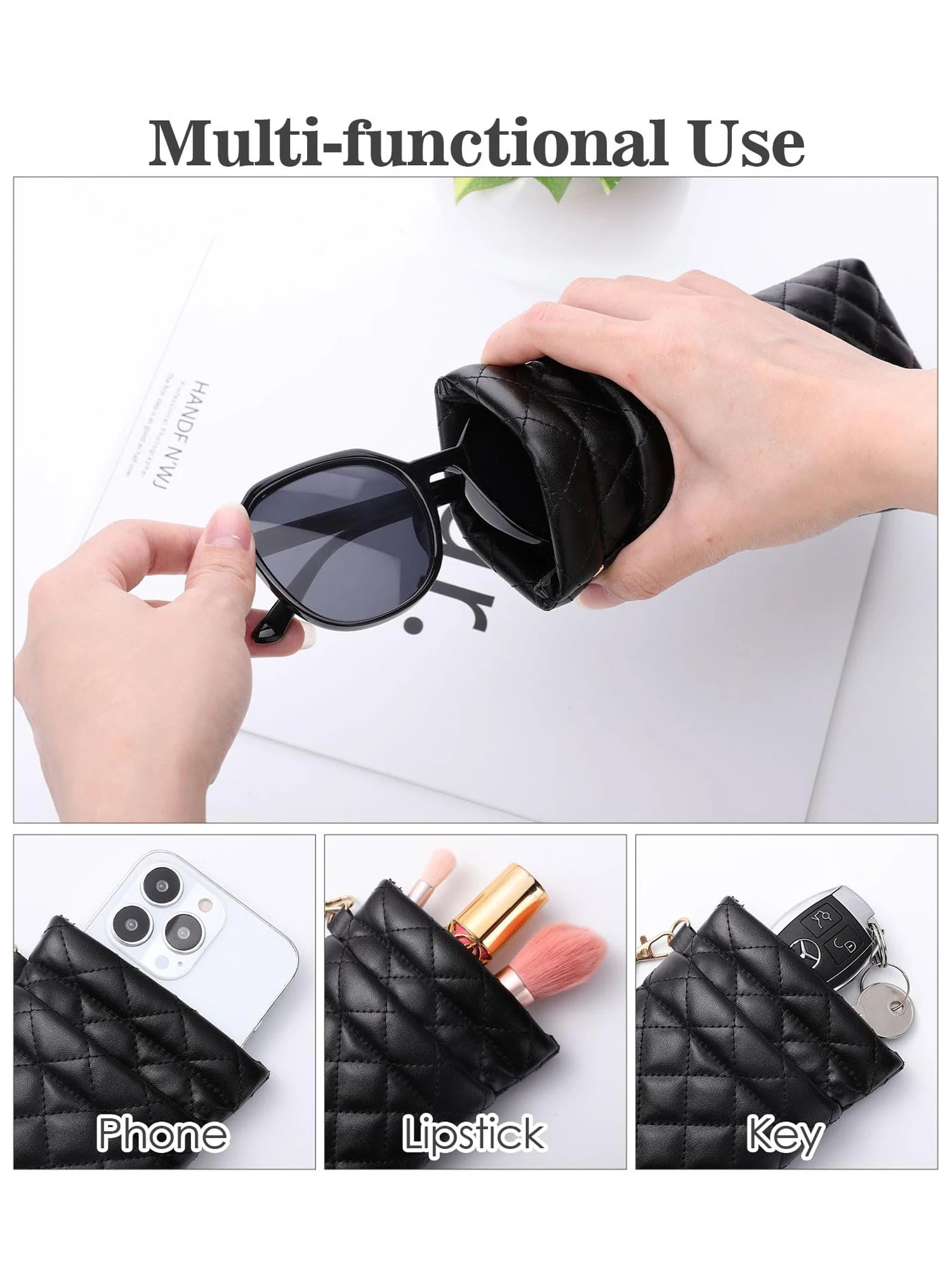 Double Glasses Case Portable