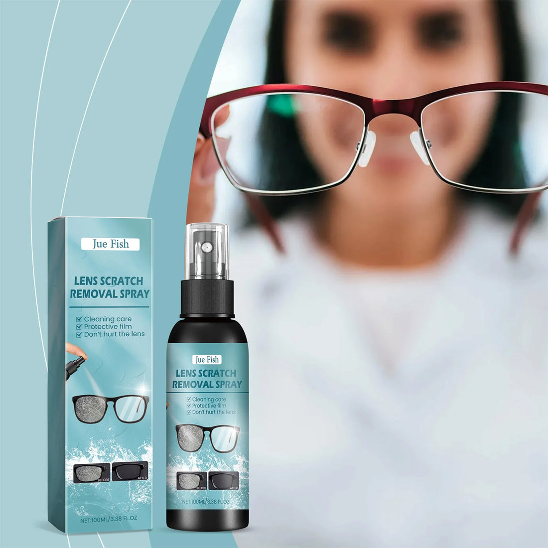 Eye Glass Cleaners Spray