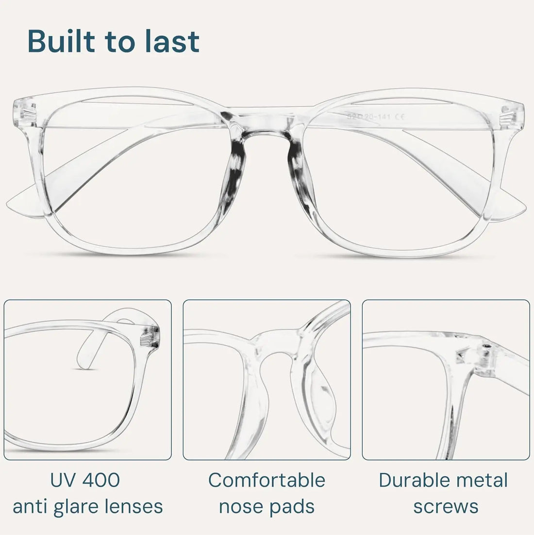 Clear Blue Light Glasses f