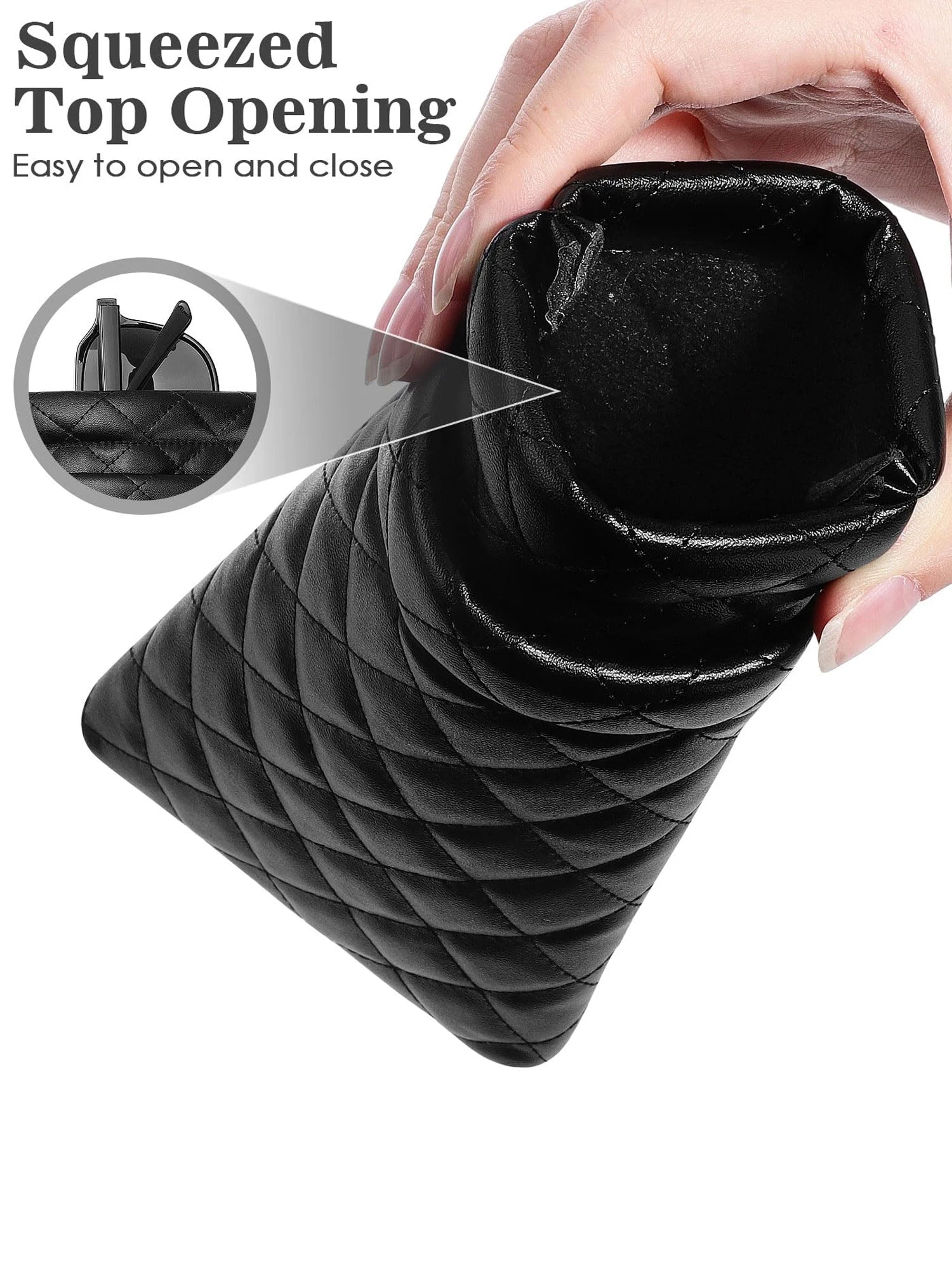 Double Glasses Case Portable