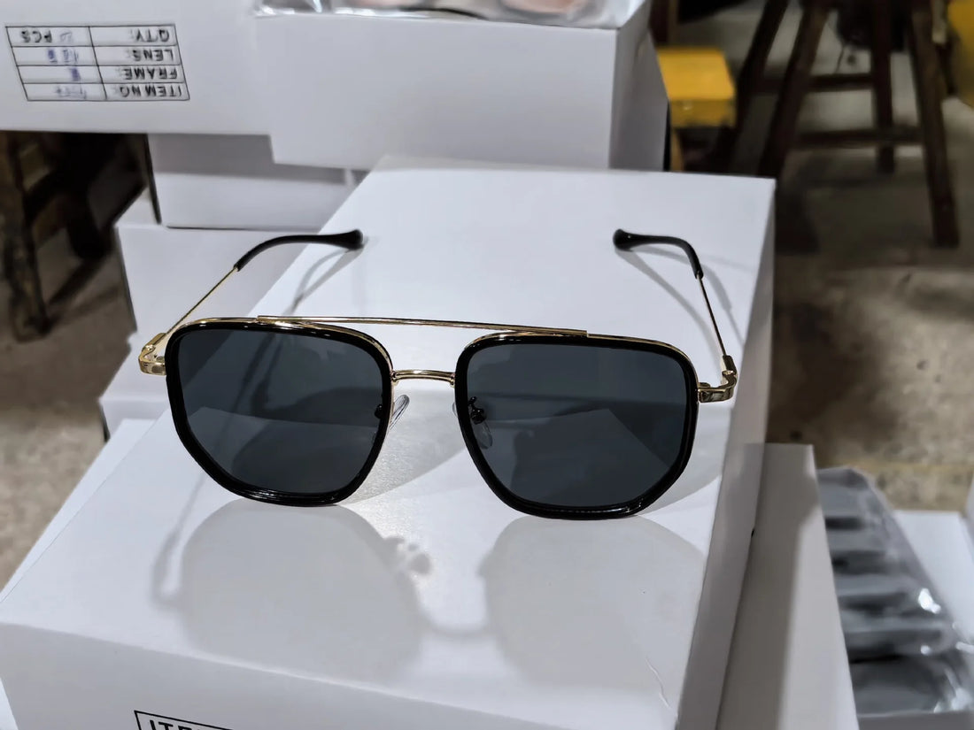 Fashion Men Metal Sunglasses