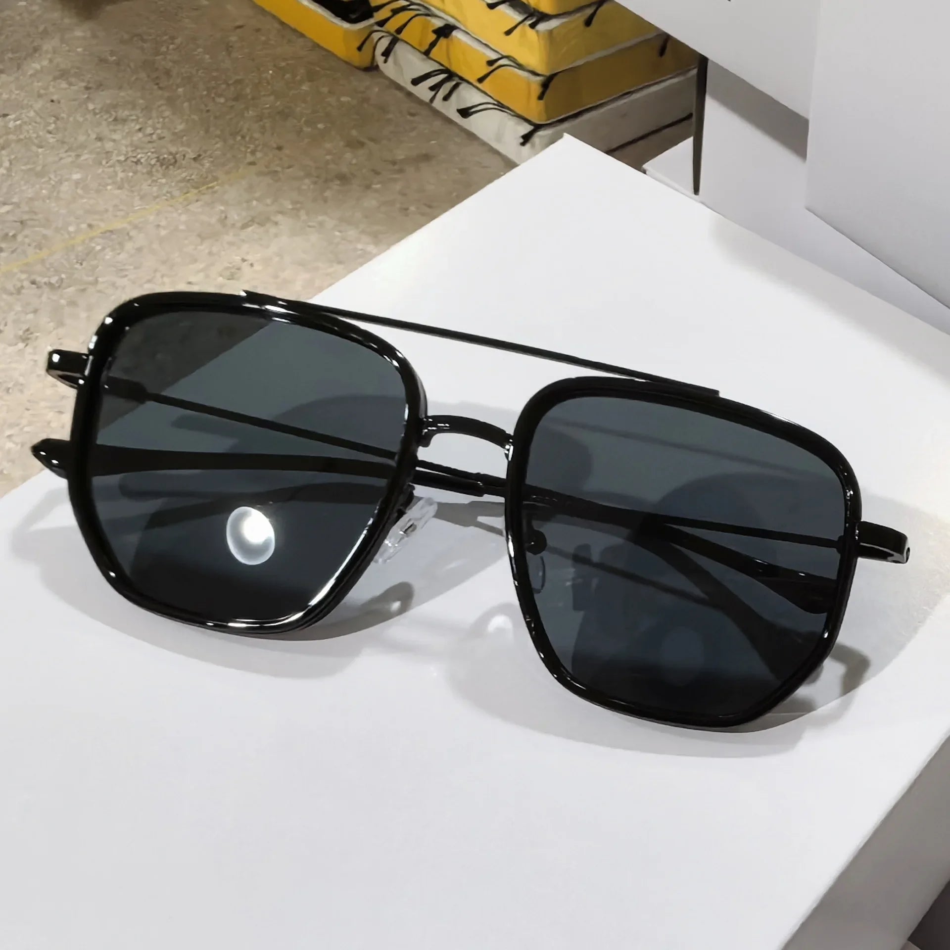 Fashion Men Metal Sunglasses