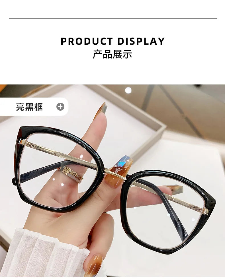 Square Computer Glasses Metal