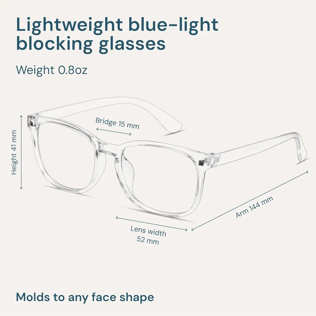 Clear Blue Light Glasses f