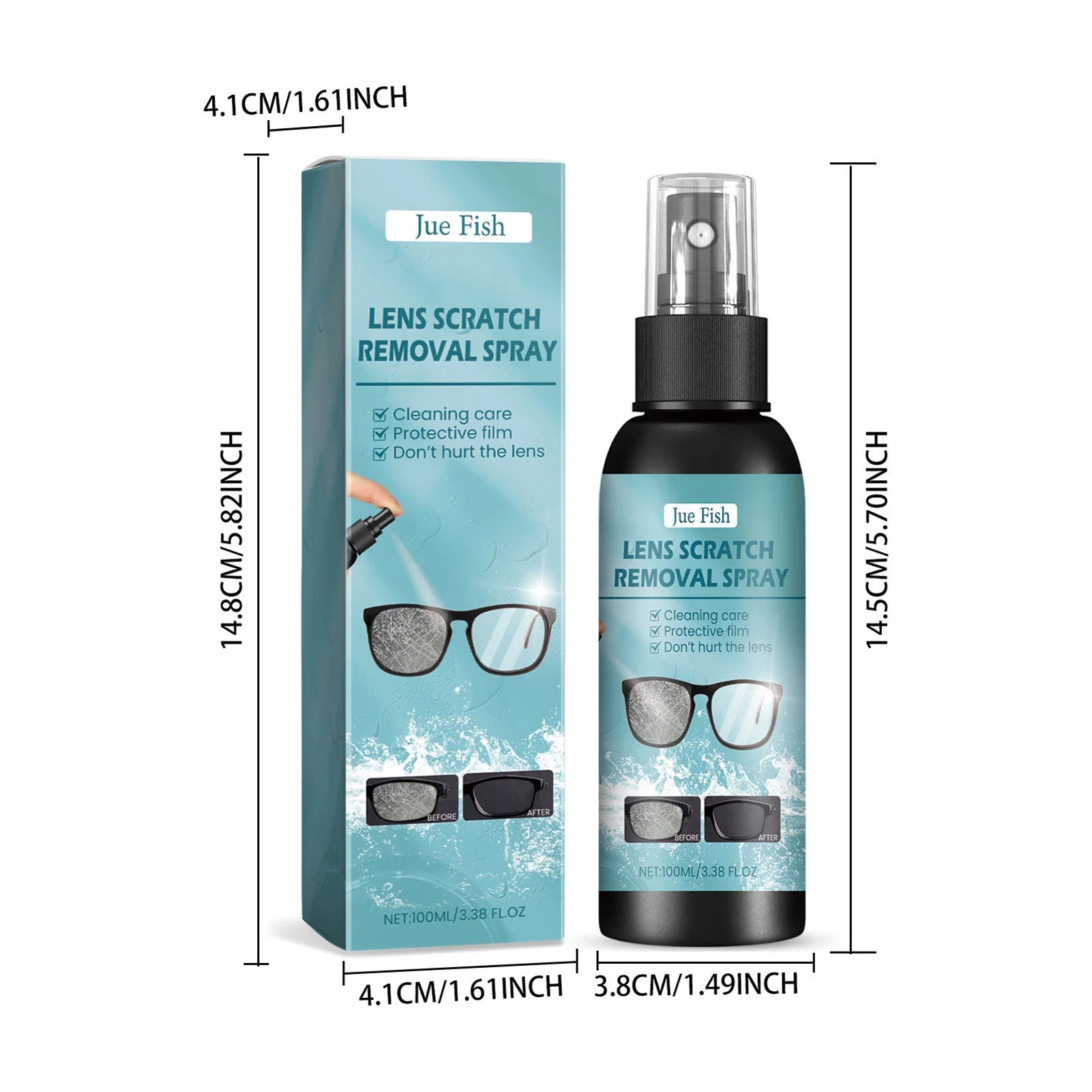 Eye Glass Cleaners Spray