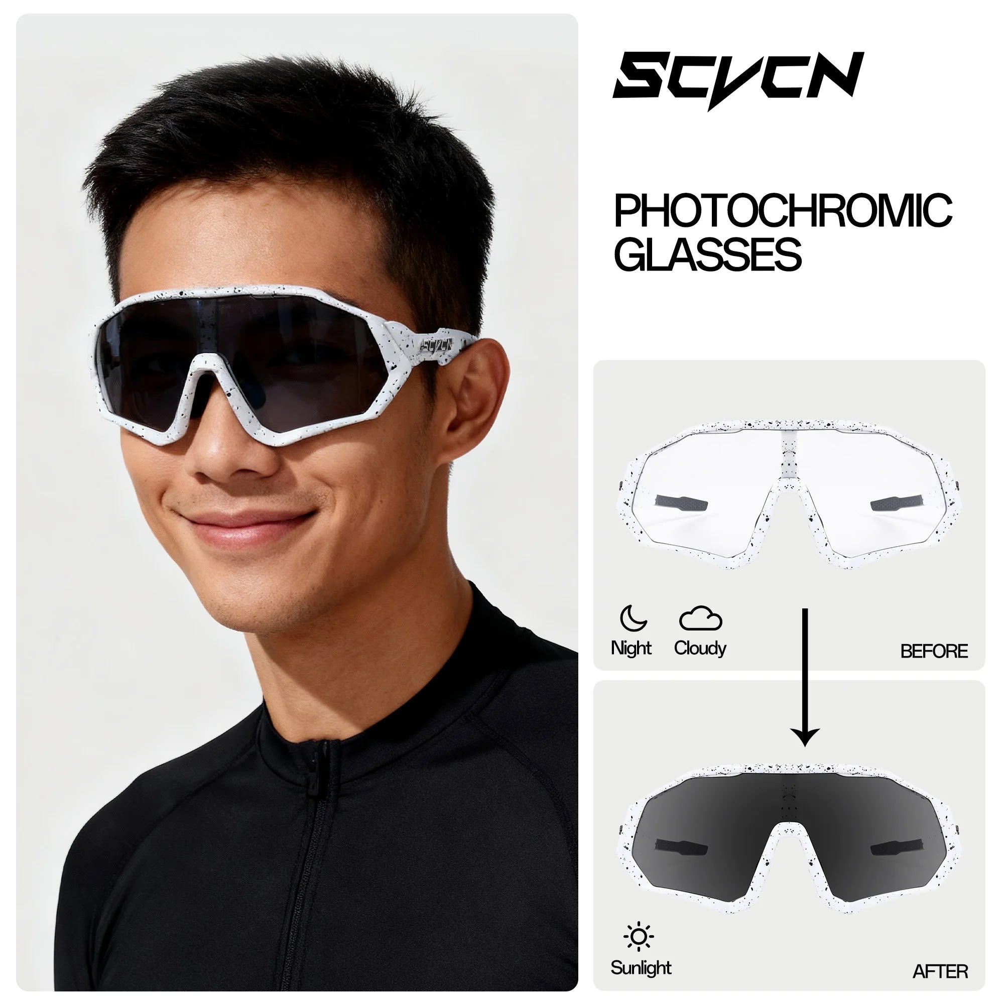 SCVCN Photochromic Sunglasses
