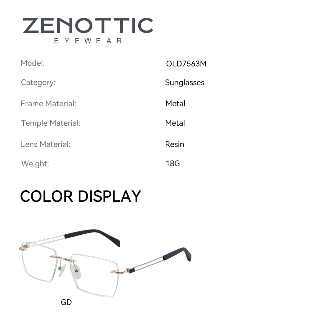 ZENOTTIC (M Size) Metal