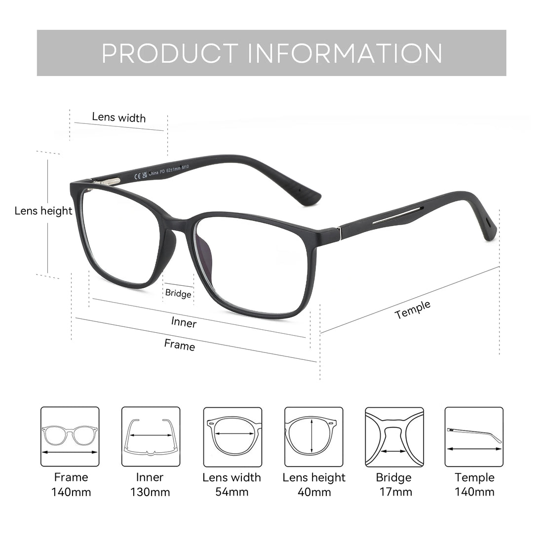 BLUEMOKY Rectangle Prescription