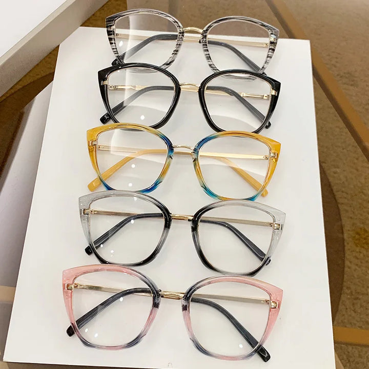 Square Computer Glasses Metal