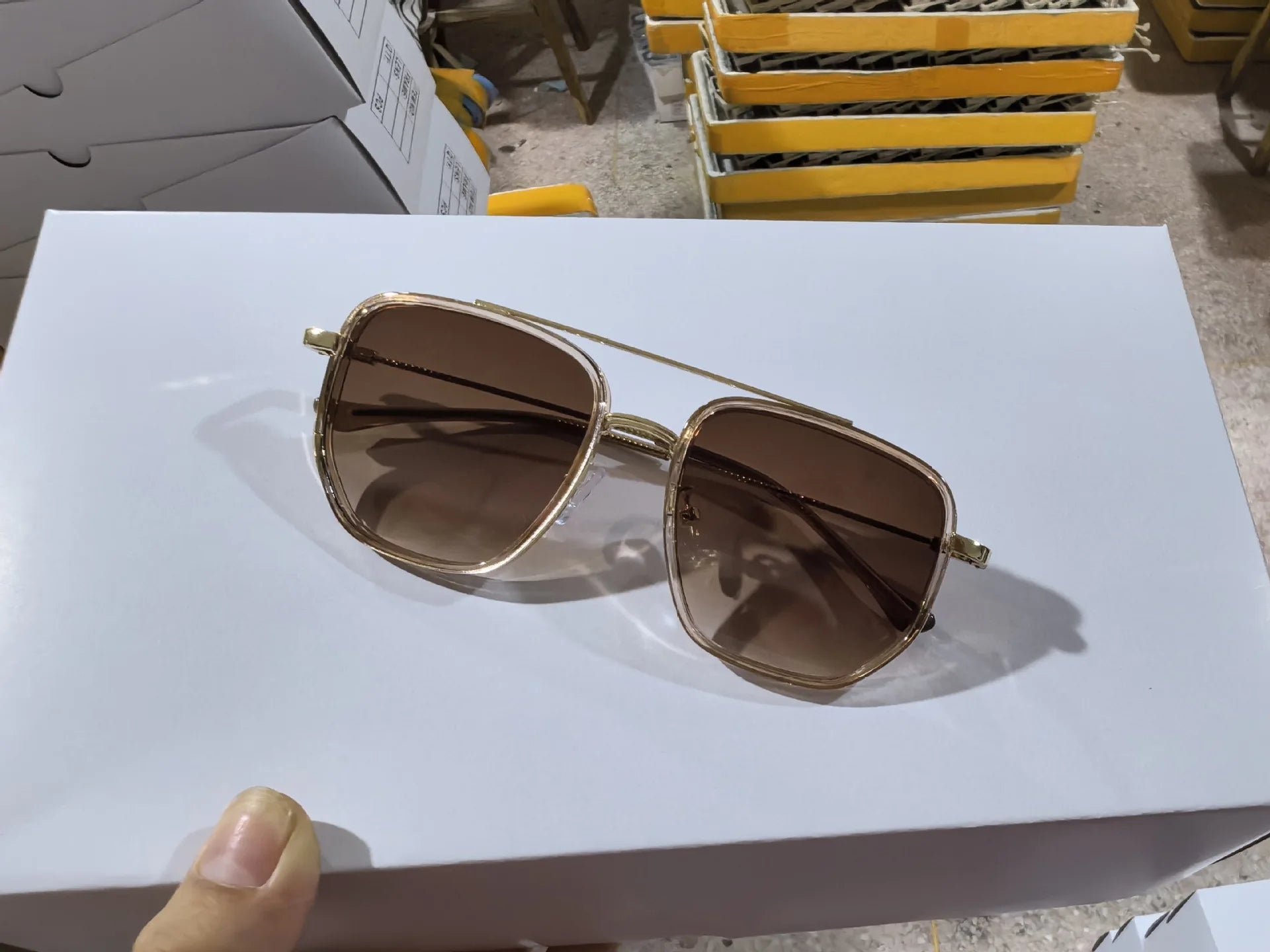 Fashion Men Metal Sunglasses