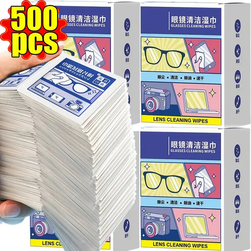 Disposable Wipes Dust Eyeglass