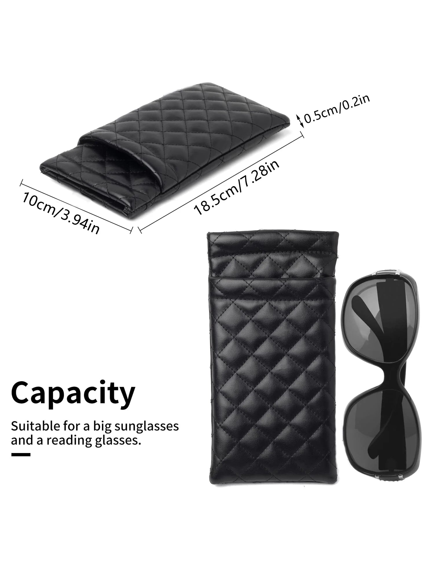 Double Glasses Case Portable
