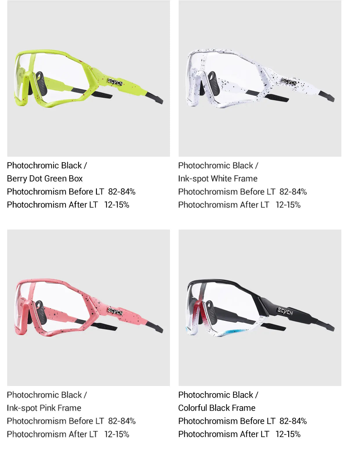 SCVCN Photochromic Sunglasses