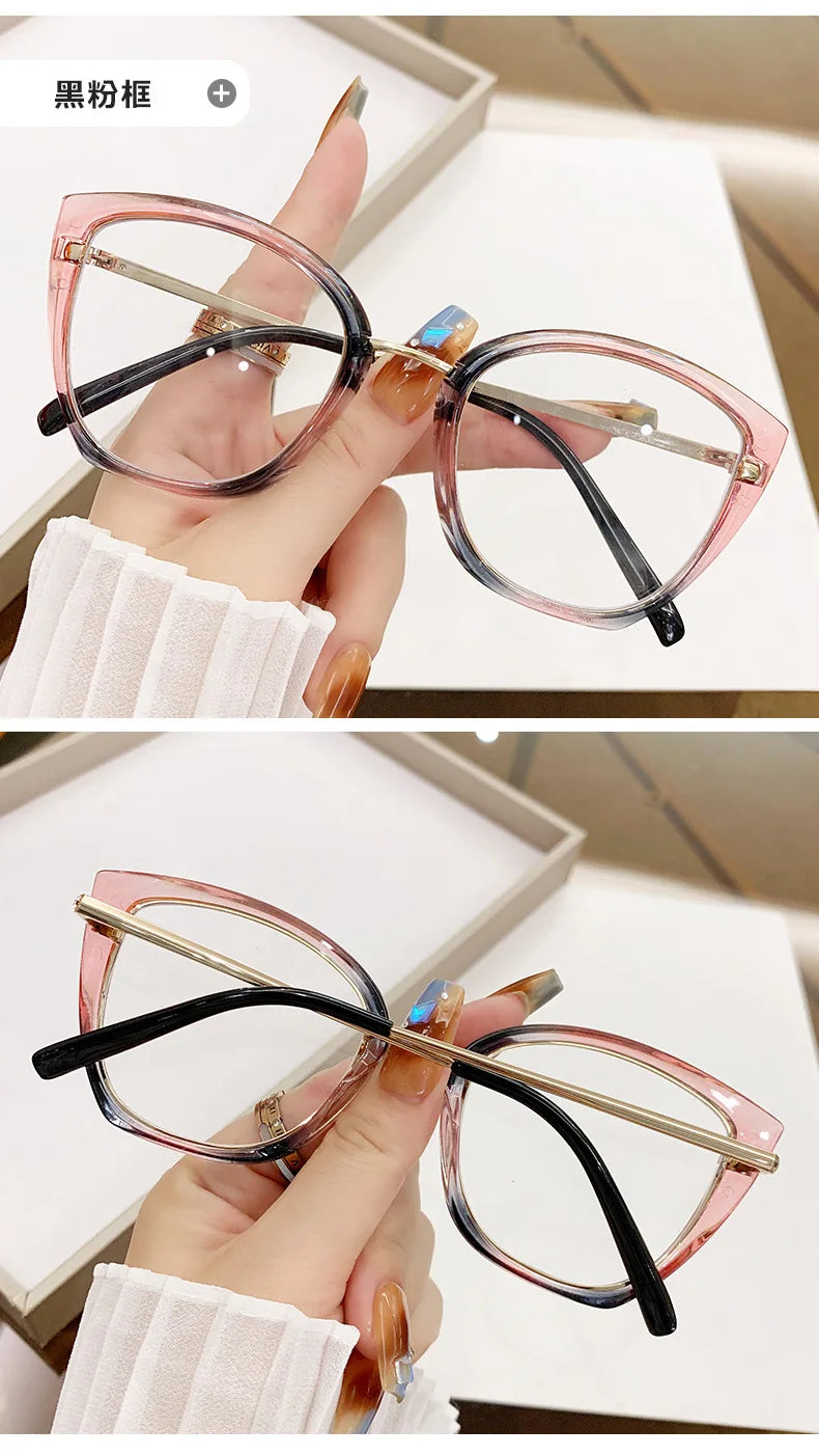 Square Computer Glasses Metal