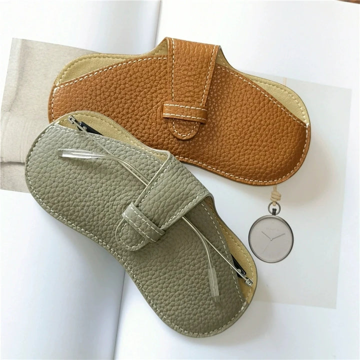 Glasses Case Women Leather