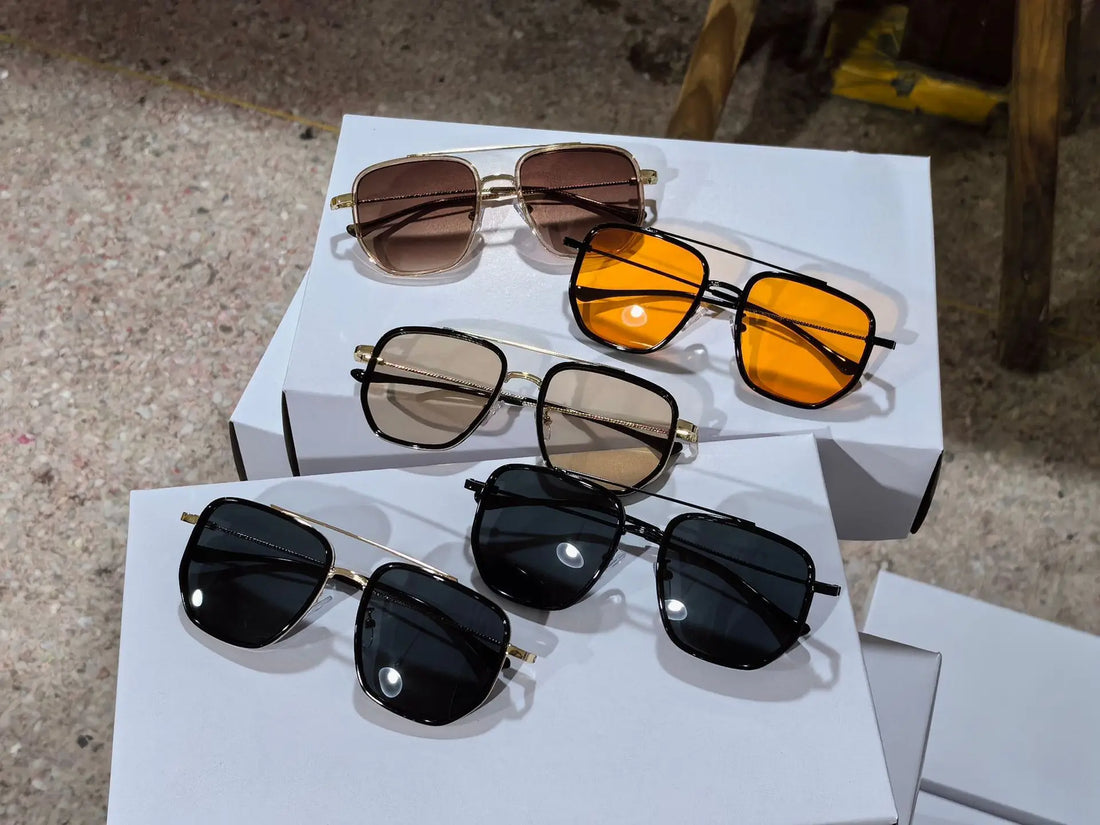 Fashion Men Metal Sunglasses