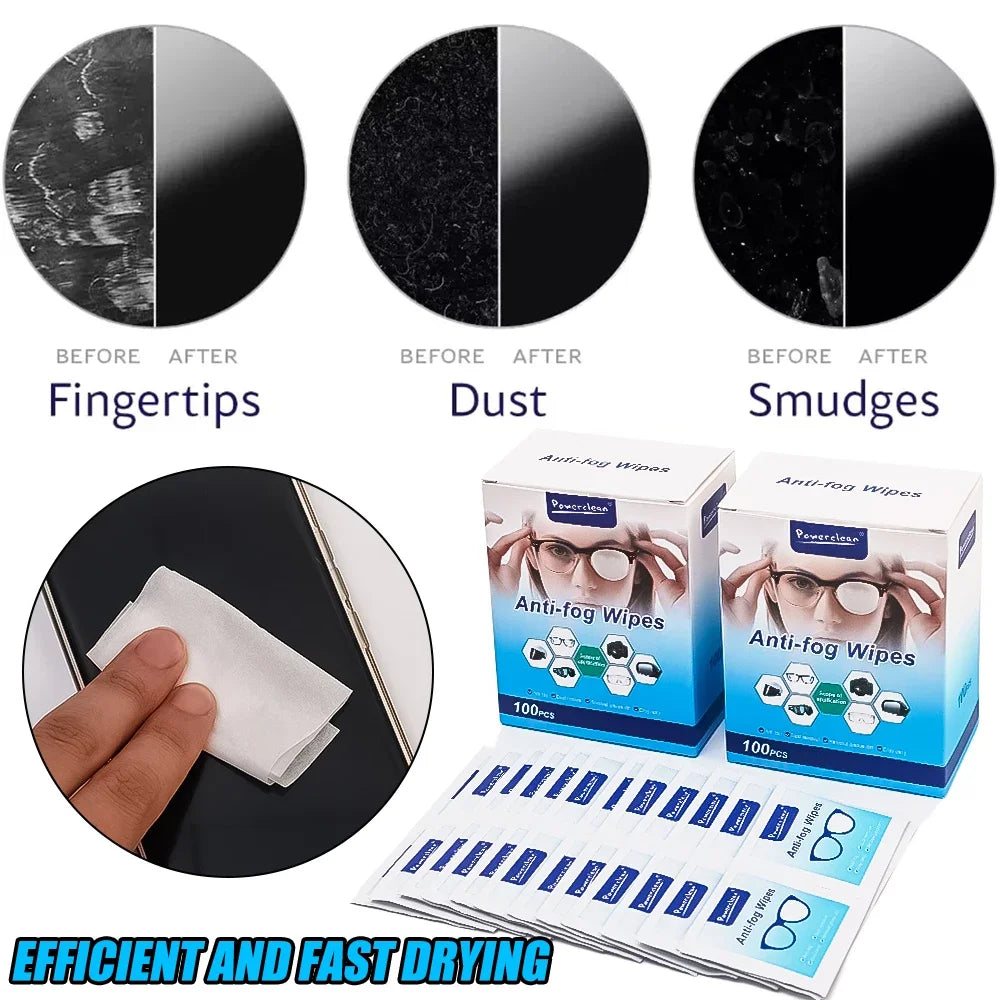 Eyewear Wipes, Disposable