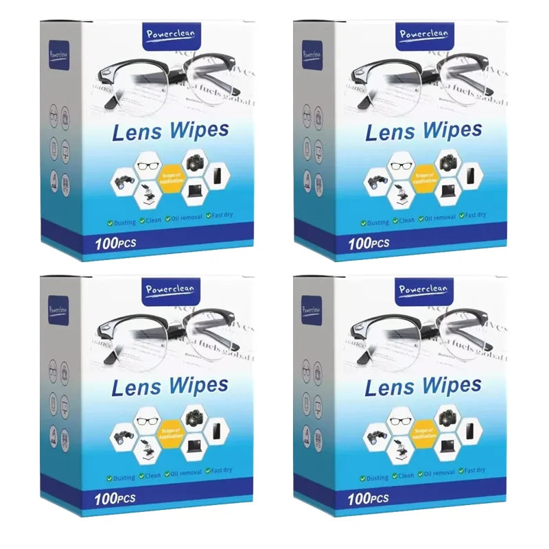 Glasses Cleaner Wet Wipe