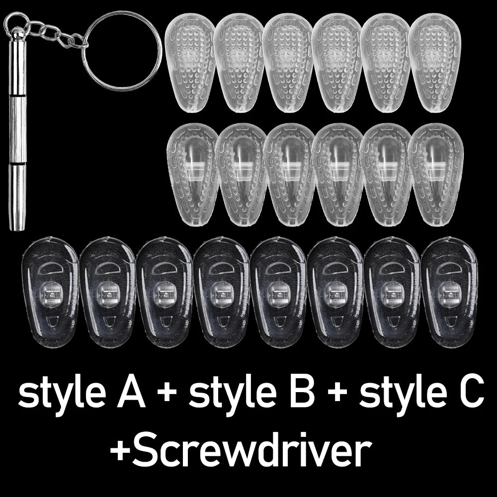 Nose Pads with Screwdriver