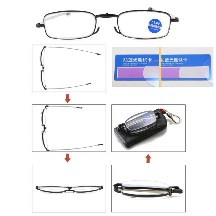 Folding Reading Glasses Portable