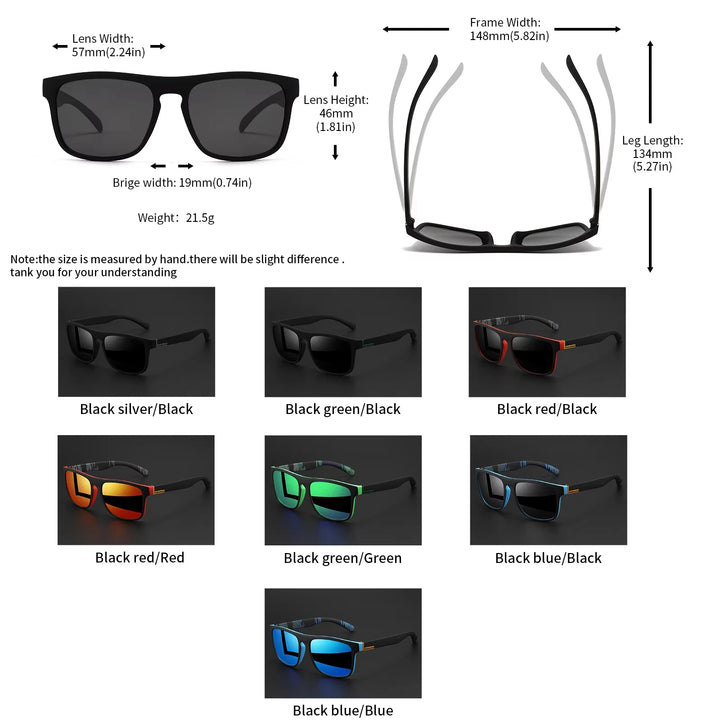 1-4PCS Men Classical Square