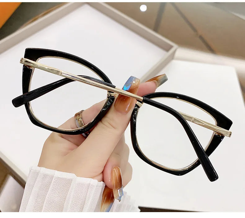 Square Computer Glasses Metal