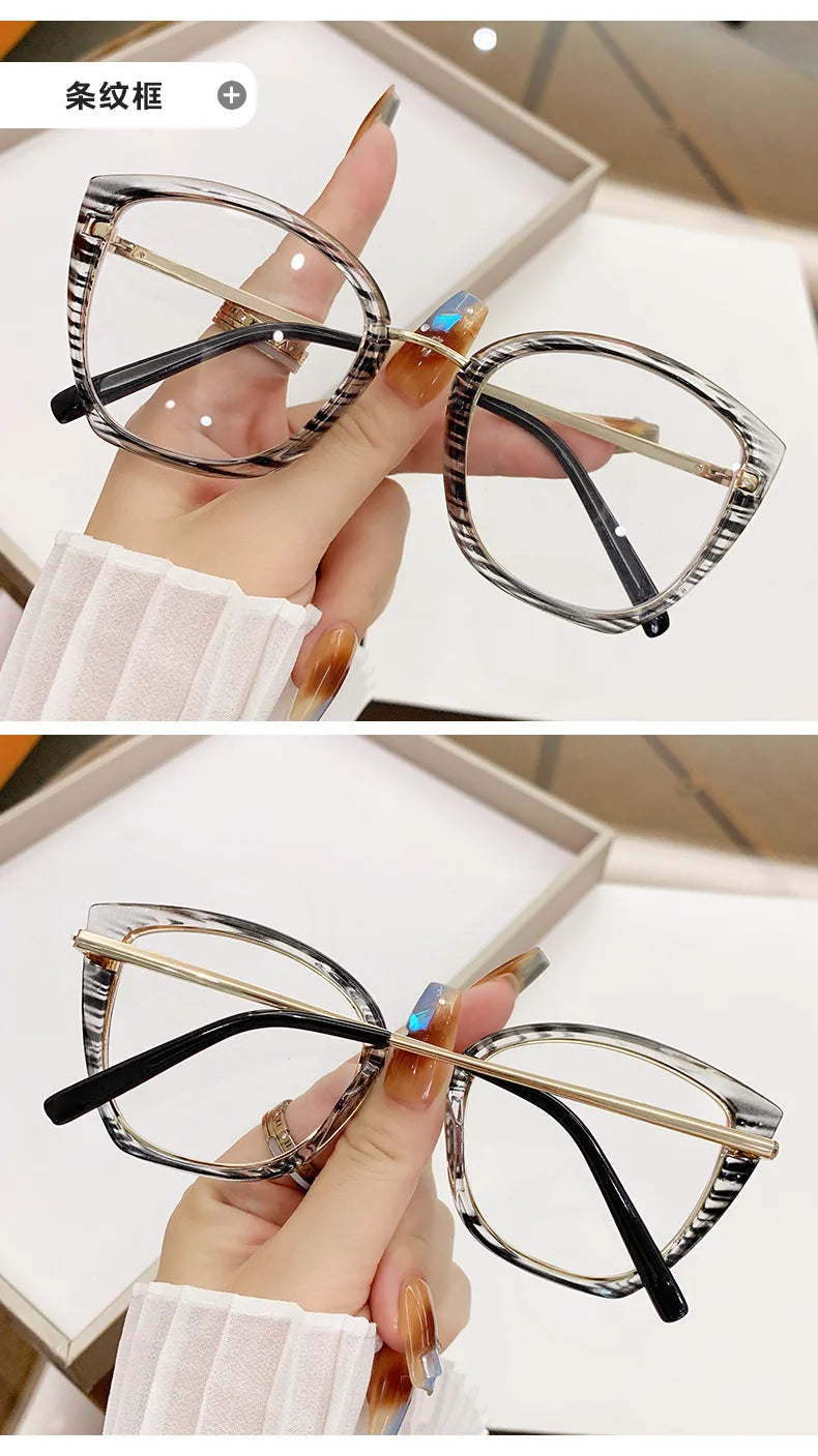Square Computer Glasses Metal