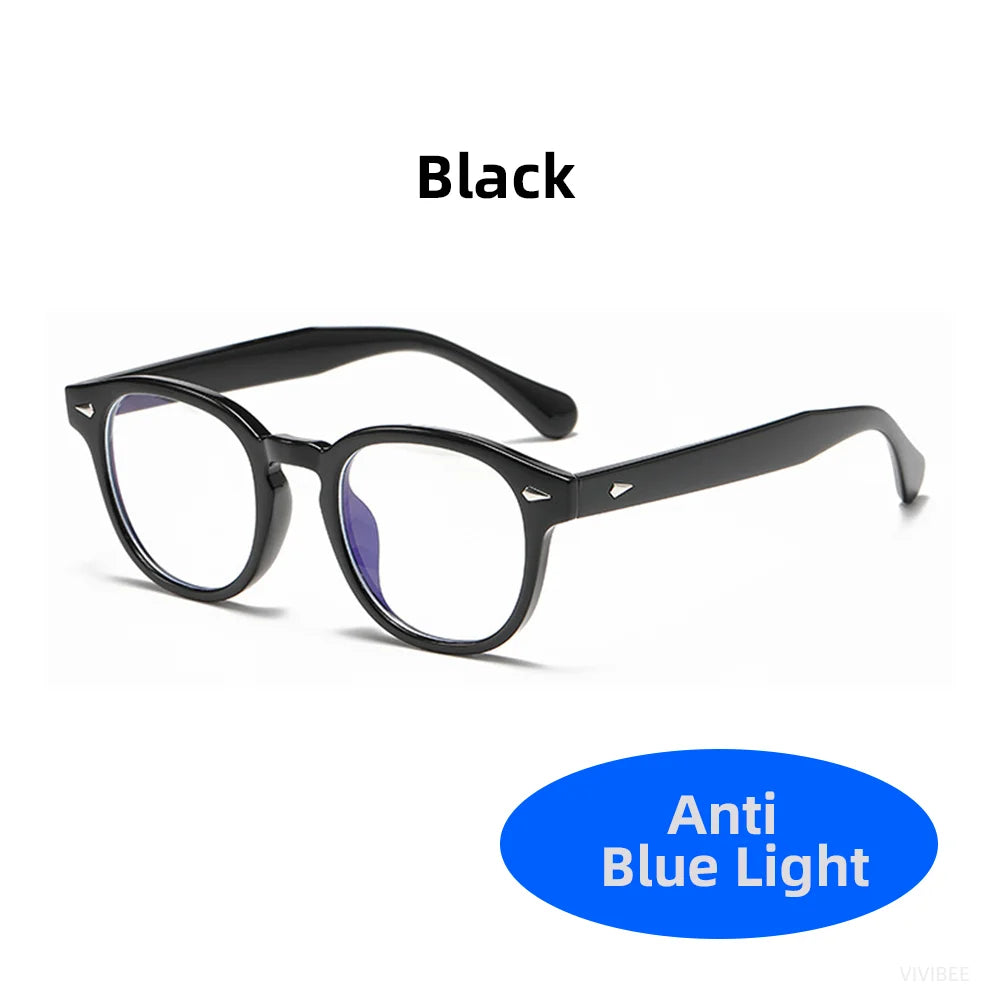 Classic Square Black Blue Light