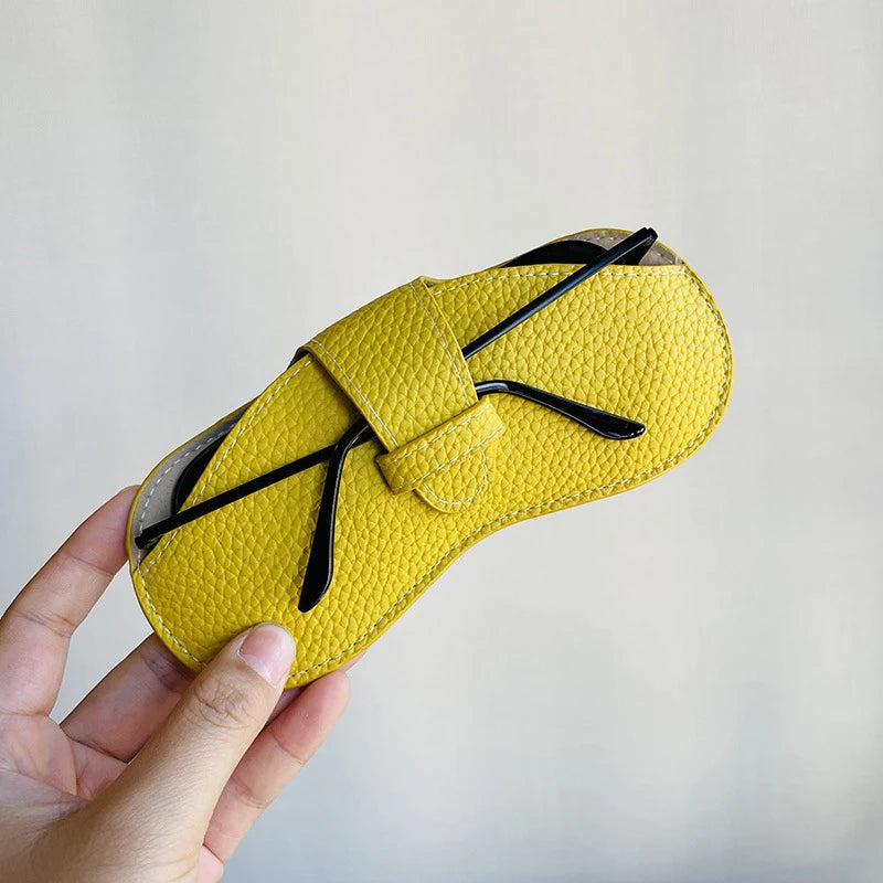 Glasses Case Women Leather