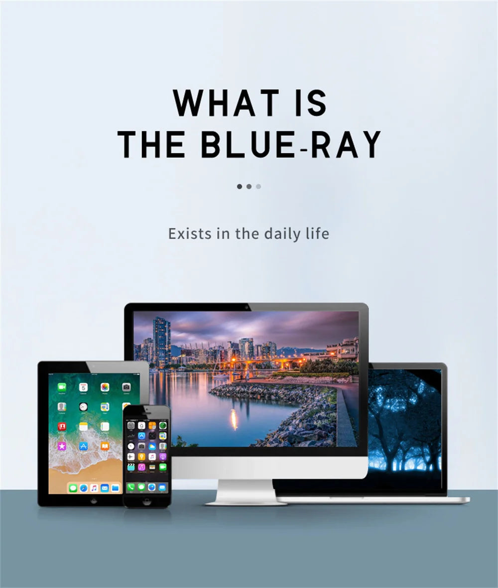 Classic Square Black Blue Light