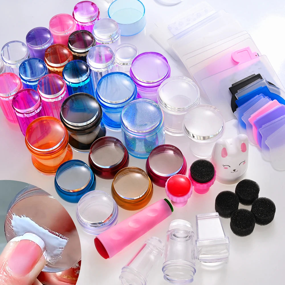 Silicone Transparent Nail Art