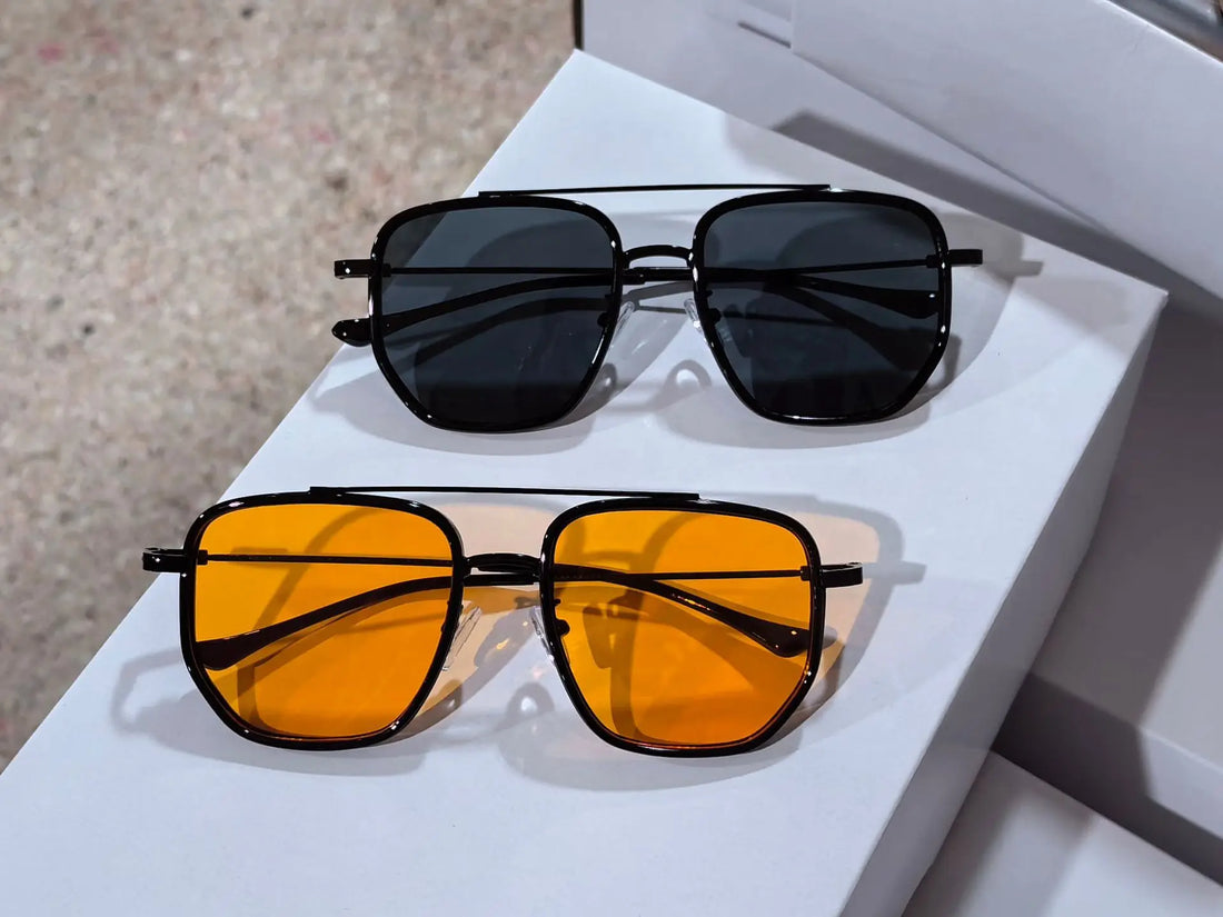 Fashion Men Metal Sunglasses