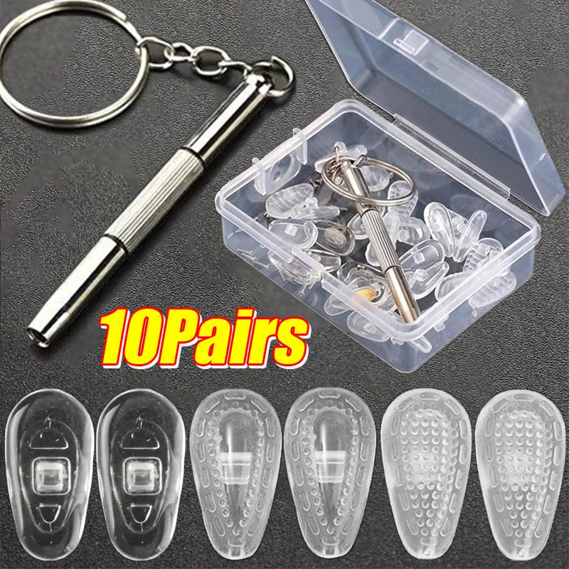 Nose Pads with Screwdriver