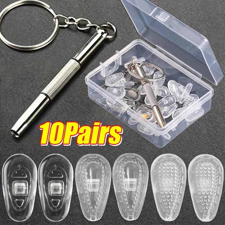 Nose Pads with Screwdriver