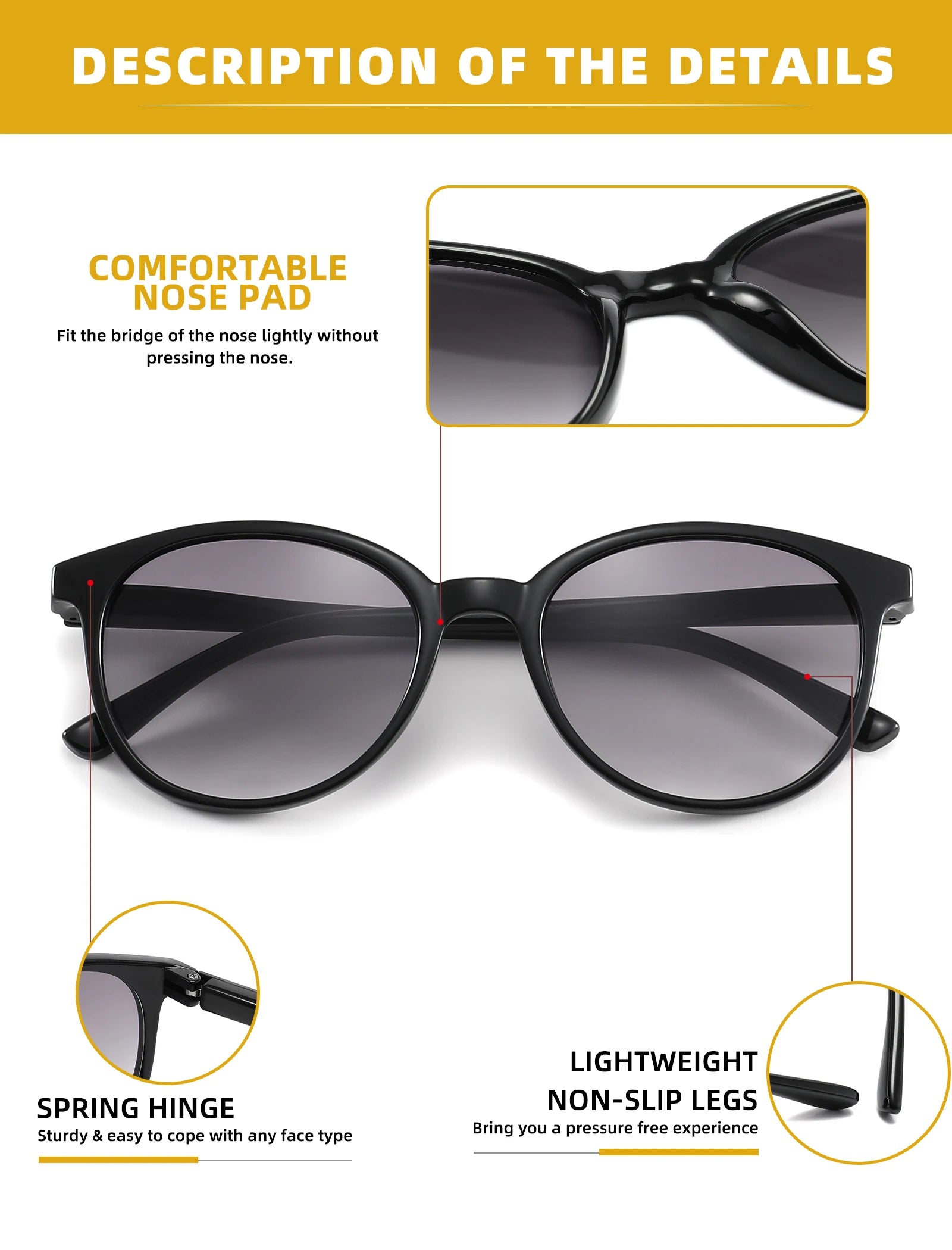 MODFANS Reading Glasses