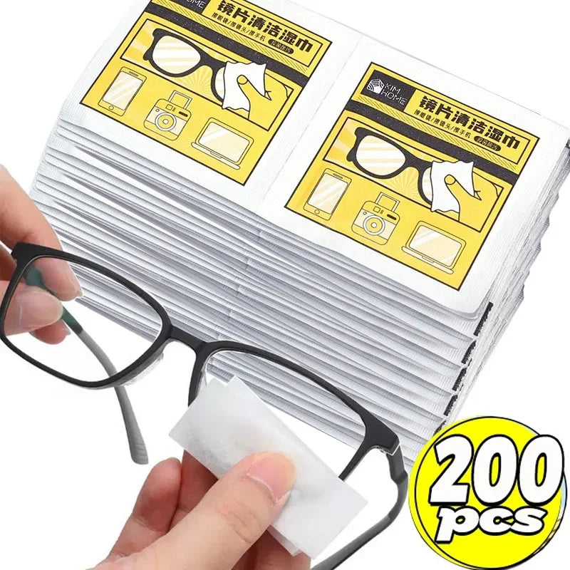 Disposable Wipes Dust Eyeglass