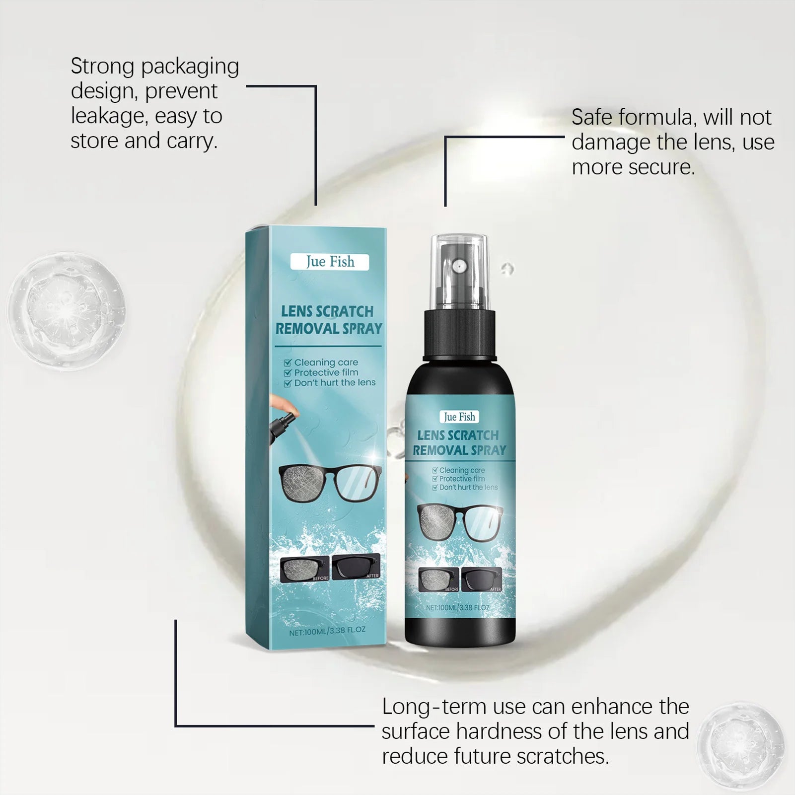 Eye Glass Cleaners Spray