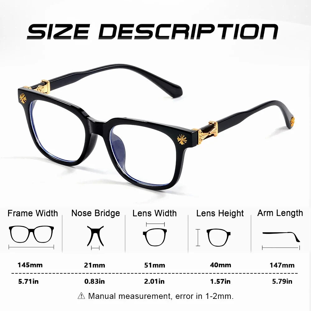 Classic 1Pcs Square Anti Blue