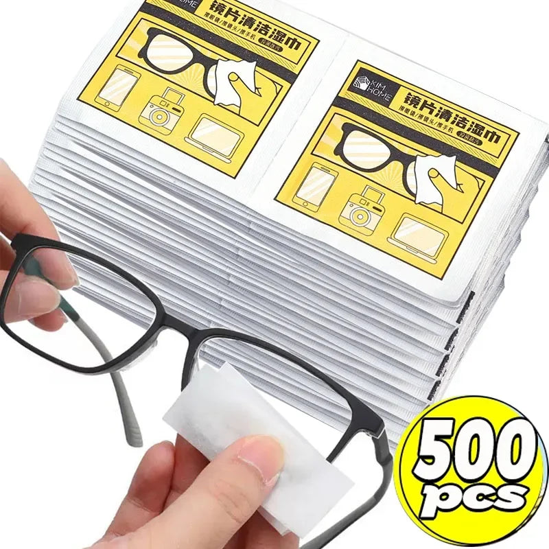 Disposable Wipes Dust Eyeglass