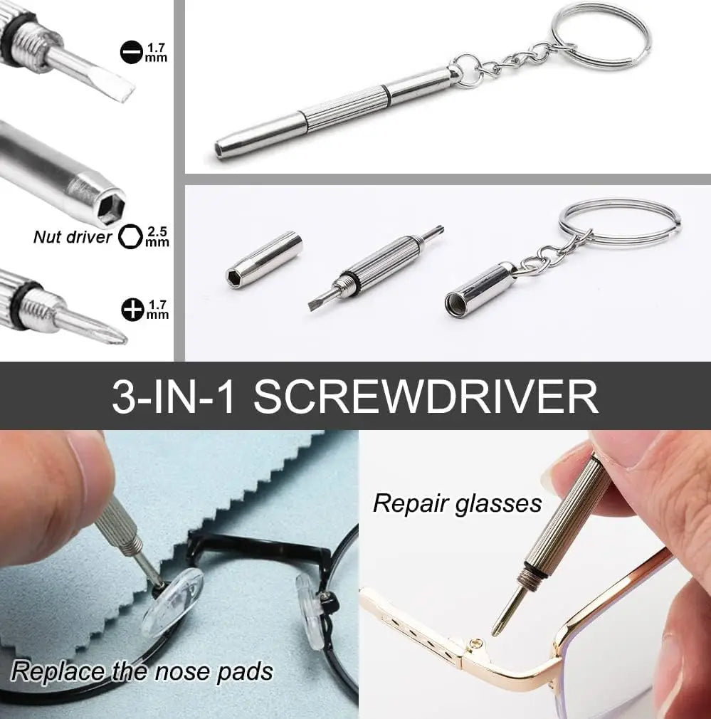 Nose Pads with Screwdriver