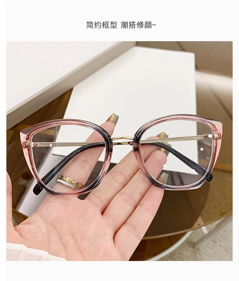 Square Computer Glasses Metal