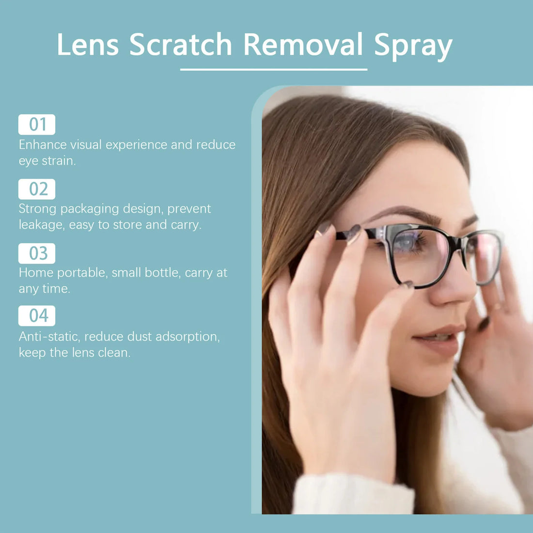 Eye Glass Cleaners Spray