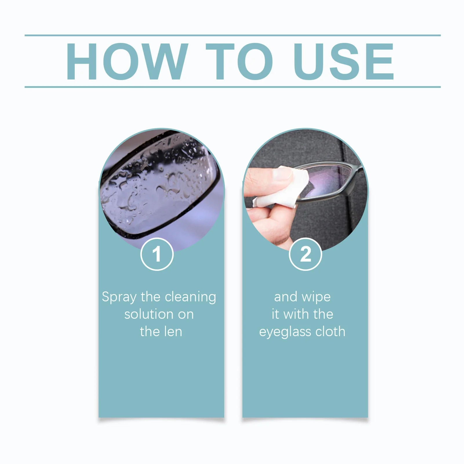 Eye Glass Cleaners Spray