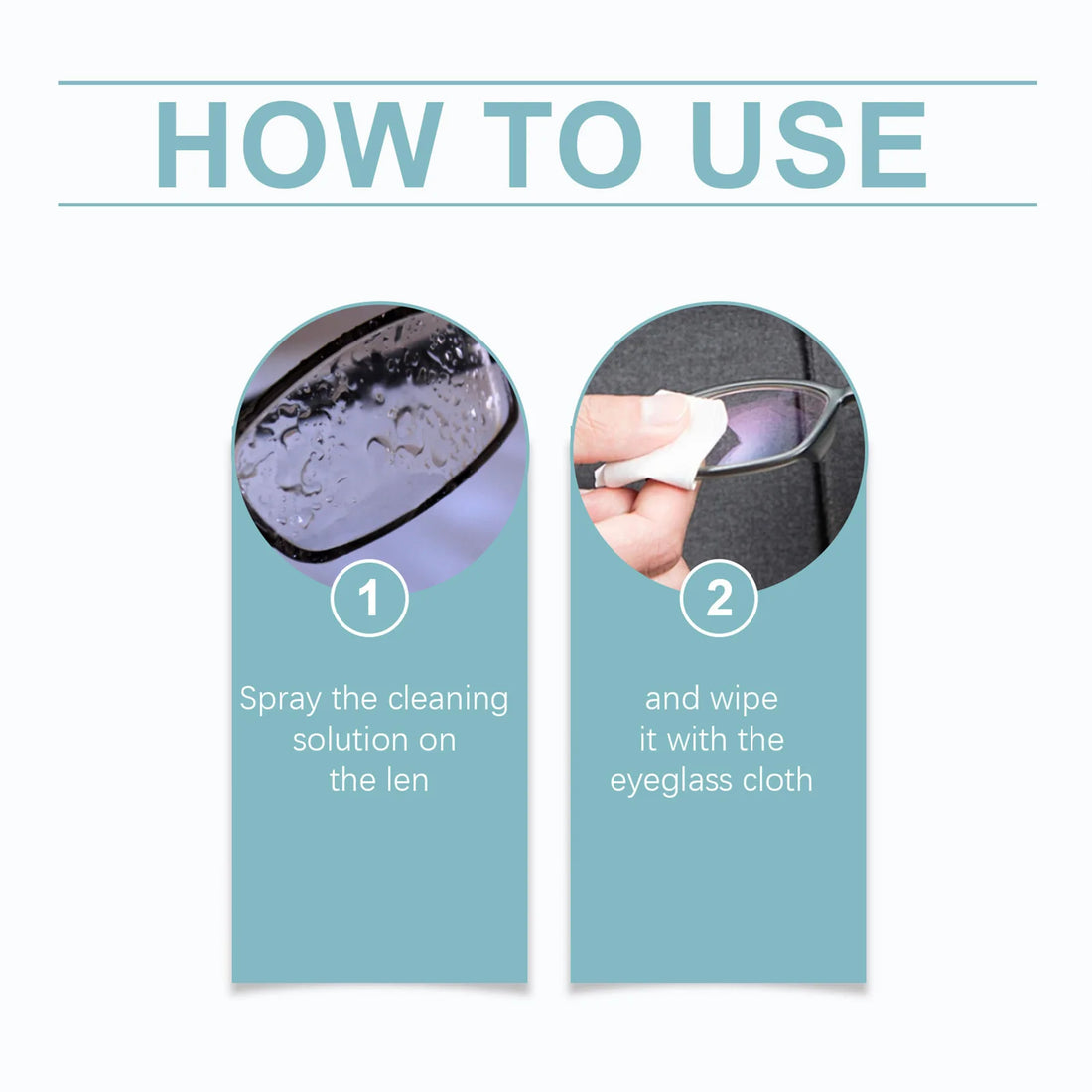 Eye Glass Cleaners Spray