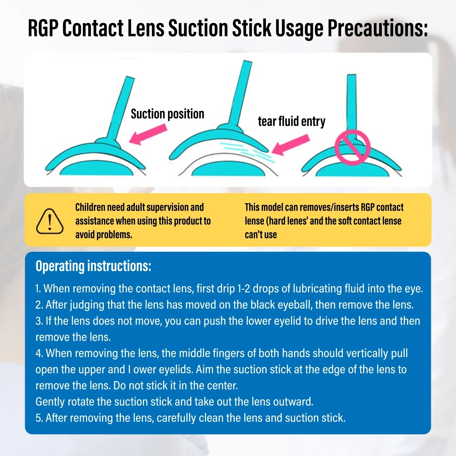 Contact Lens Remover stick