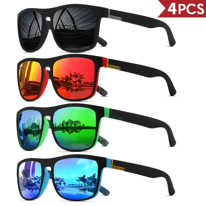 1-4PCS Men Classical Square